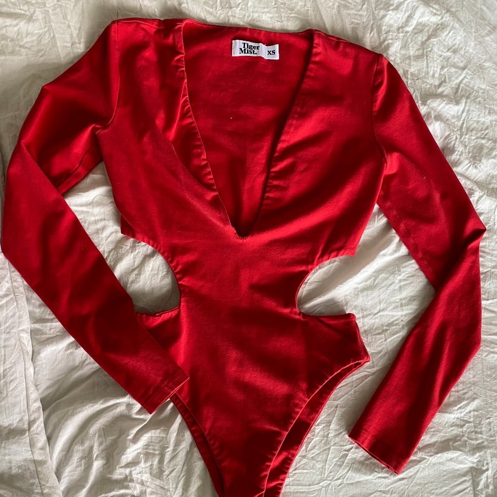 Tigermist Red Bodysuit